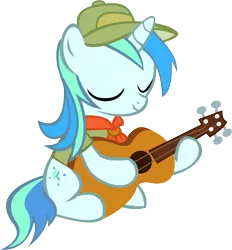 Size: 10751x11582 | Tagged: absurd resolution, artist:cyanlightning, clothes, cutie mark, derpibooru import, guitar, hat, oc, oc:cyan lightning, safe, simple background, solo, .svg available, transparent background, unofficial characters only, vector
