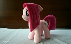 Size: 2048x1284 | Tagged: artist:egalgay, cute, cuteamena, daaaaaaaaaaaw, derpibooru import, diapinkes, irl, photo, pinkamena diane pie, pinkie pie, plushamena, plushie, safe, solo