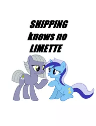 Size: 3352x4384 | Tagged: artist:backgroundpony, crack shipping, derpibooru import, female, lesbian, limestone pie, limette, meme, minuette, pun, safe, shipping