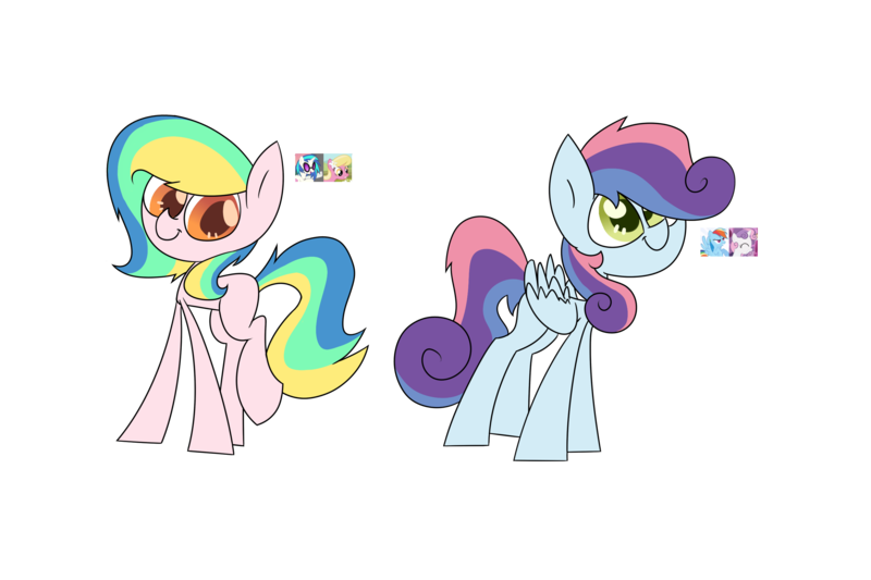 Size: 2743x1828 | Tagged: safe, artist:supercoco142, derpibooru import, cherry berry, rainbow dash, sweetie belle, vinyl scratch, oc, earth pony, pegasus, pony, crack shipping, female, lesbian, magical lesbian spawn, offspring, parent:cherry berry, parent:rainbow dash, parent:sweetie belle, parent:vinyl scratch, parents:sweetiedash, parents:vinylberry, shipping, sweetiedash, vinylberry