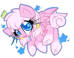 Size: 2500x1956 | Tagged: safe, artist:starlightlore, derpibooru import, oc, oc:almond bloom, unofficial characters only, simple background, solo, starry eyes, transparent background, wingding eyes