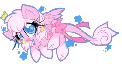 Size: 3700x1956 | Tagged: safe, artist:starlightlore, derpibooru import, oc, oc:almond bloom, unofficial characters only, simple background, solo, starry eyes, transparent background, wingding eyes