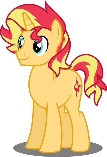 Size: 4000x5903 | Tagged: safe, artist:orin331, derpibooru import, sunset shimmer, pony, equestria girls, absurd resolution, handsome, rule 63, simple background, smiling, solo, sunset glare, transparent background, vector