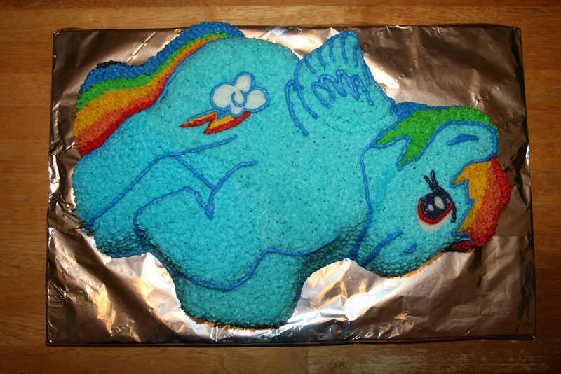 Size: 1024x683 | Tagged: cake, derpibooru import, food, irl, photo, rainbow dash, safe, solo