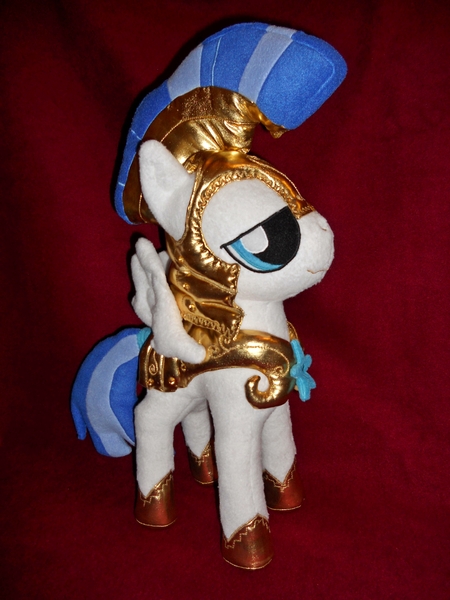 Size: 3000x4000 | Tagged: artist:agatrix, derpibooru import, irl, photo, plushie, royal guard, safe, solo, toy