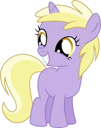 Size: 5000x6314 | Tagged: safe, artist:lman225, derpibooru import, dinky hooves, earth pony, pony, absurd resolution, cute, dinkabetes, female, filly, simple background, smiling, solo, transparent background, vector