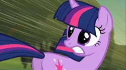 Size: 1100x618 | Tagged: safe, derpibooru import, screencap, twilight sparkle, pony, unicorn, feeling pinkie keen, butt, female, mare, plot, solo, twibutt, unicorn twilight