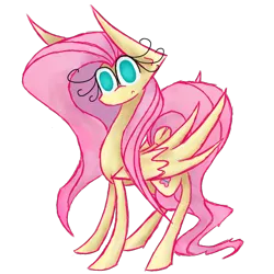 Size: 1080x1080 | Tagged: artist:sirchezee, artist:that-was-weird, derpibooru import, fluttershy, safe, simple background, solo, transparent background