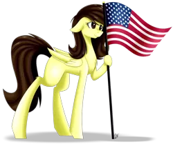 Size: 1024x870 | Tagged: artist:whitehershey, derpibooru import, flag, oc, oc:white hershey, safe, simple background, solo, tall, transparent background, united states, unofficial characters only
