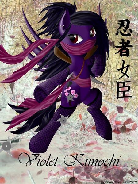 Size: 720x960 | Tagged: safe, artist:eternal-pony, derpibooru import, oc, unofficial characters only, pegasus, pony, kunoichi, ninja, shuriken, solo