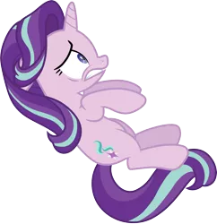 Size: 3007x3110 | Tagged: .ai available, artist:cloudyglow, derpibooru import, safe, scared, simple background, solo, starlight glimmer, to where and back again, transparent background, vector