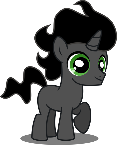 Size: 4000x4967 | Tagged: absurd resolution, artist:orin331, colt, colt sombra, cute, derpibooru import, idw, idw showified, king sombra, male, raised hoof, safe, simple background, smiling, solo, sombradorable, spoiler:comicfiendshipismagic1, transparent background, vector, younger
