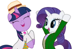 Size: 1192x799 | Tagged: clothes, cosplay, costume, cute, derpibooru import, doctor who, eighth doctor, paul mcgann, rarity, safe, seventh doctor, simple background, sylvester mccoy, transparent background, twiabetes, twilight sparkle