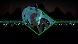 Size: 3840x2160 | Tagged: army, artist:kp-shadowsquirrel, artist:laszlvfx, artist:powerpuncher, artist:spier17, changeling, changeling kingdom, dancing, derpibooru import, edit, eyes closed, fangs, mountain, old design, queen chrysalis, safe, vector, wallpaper, wallpaper edit