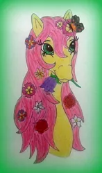 Size: 636x1085 | Tagged: artist:applejack-1982, derpibooru import, g1, posey, safe, solo, traditional art