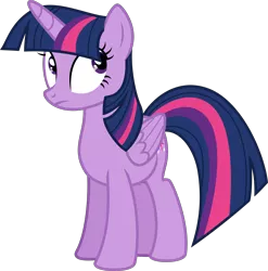 Size: 6400x6480 | Tagged: safe, artist:deratrox, artist:yanoda, derpibooru import, twilight sparkle, twilight sparkle (alicorn), alicorn, pony, the cutie re-mark, .svg available, absurd resolution, adobe illustrator, female, folded wings, mare, simple background, solo, transparent background, vector, worried