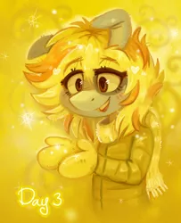 Size: 494x609 | Tagged: anthro, artist:kyaokay, derpibooru import, happy, mule, oc, safe, solo, unofficial characters only, yellow