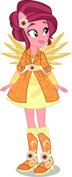 Size: 2030x5000 | Tagged: safe, artist:limedazzle, derpibooru import, gloriosa daisy, equestria girls, legend of everfree, absurd resolution, alternate universe, clothes, female, ponied up, pony ears, request, simple background, solo, super ponied up, transparent background, vector