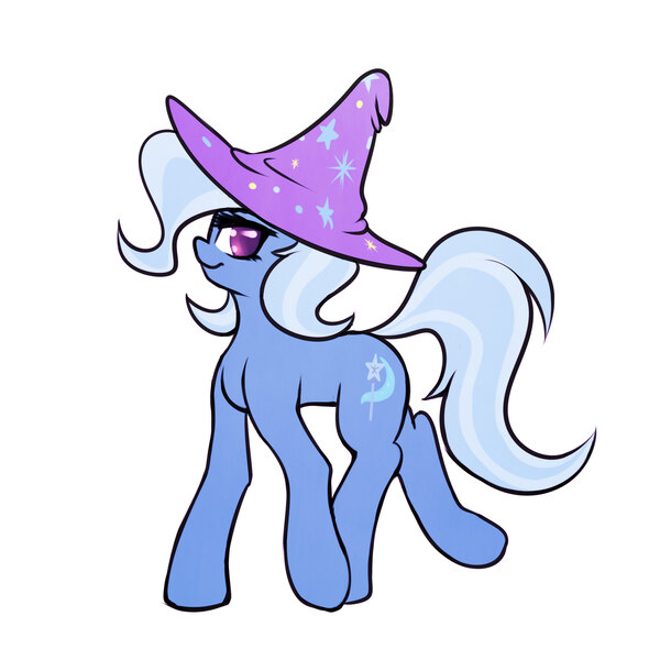 Size: 2200x2200 | Tagged: safe, artist:elzzombie, derpibooru import, trixie, pony, unicorn, solo