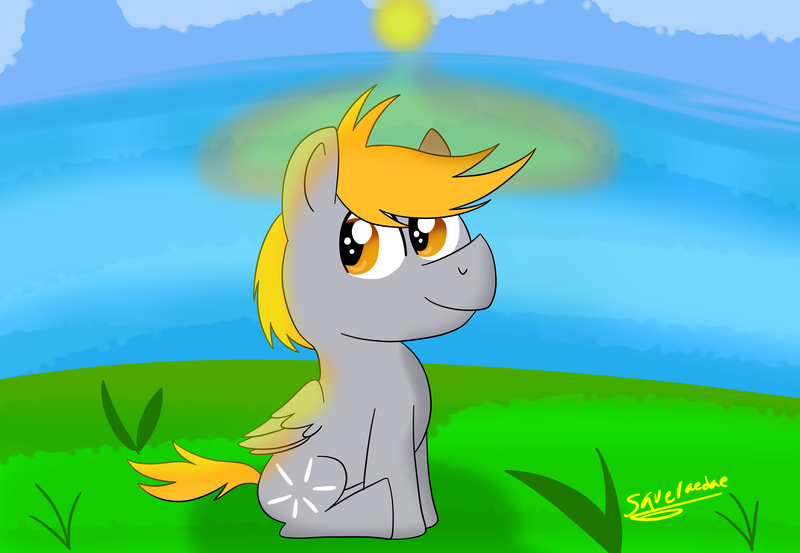 Size: 2845x1968 | Tagged: artist:saveraedae, crackle pop, derpibooru import, safe, solo, the cart before the ponies, water