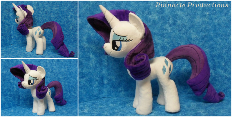 Size: 3000x1511 | Tagged: artist:bluedragonflyplush, derpibooru import, female, irl, lidded eyes, photo, plushie, rarity, safe, solo