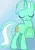 Size: 743x1075 | Tagged: safe, artist:maze1000, derpibooru import, lyra heartstrings, closed eye, fetish, hoof fetish, image, png, smelly, smelly hooves, solo, stinky hooves, underhoof