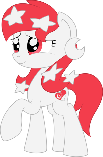 Size: 2508x3807 | Tagged: safe, artist:squeaky-belle, derpibooru import, oc, oc:temmy, ponified, unofficial characters only, pony, crescent, cutie mark, female, mare, nation ponies, simple background, singapore, solo, stars, transparent background, vector