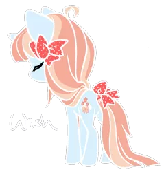 Size: 804x841 | Tagged: safe, artist:coffeecuppup, derpibooru import, oc, unofficial characters only, earth pony, pony, bow, female, hair bow, mare, simple background, solo, tail bow, transparent background