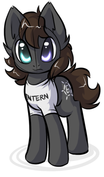 Size: 381x646 | Tagged: artist:sapphfyr, derpibooru import, oc, oc:intern, safe, simple background, solo, transparent background, unofficial characters only