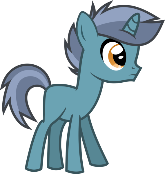 Size: 920x969 | Tagged: safe, artist:lightningbolt, derpibooru import, oc, oc:timhortons, unofficial characters only, pony, unicorn, .svg available, blank flank, colt, frown, male, profile, simple background, solo, svg, teenager, transparent background, vector