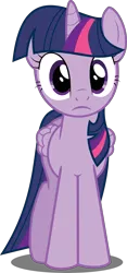 Size: 2347x5000 | Tagged: safe, artist:diegator007, derpibooru import, twilight sparkle, twilight sparkle (alicorn), alicorn, pony, absurd resolution, female, folded wings, inkscape, looking at you, mare, simple background, solo, transparent background, vector