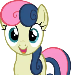 Size: 10913x11430 | Tagged: safe, artist:cyanlightning, derpibooru import, bon bon, sweetie drops, earth pony, pony, the mane attraction, .svg available, absurd resolution, female, happy, looking at you, simple background, smiling, solo, transparent background, vector