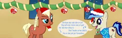 Size: 1766x551 | Tagged: artist:treforce, christmas, danish, derpibooru import, oc, oc:treforce, oc:valkyria, safe, speech bubble, unofficial characters only