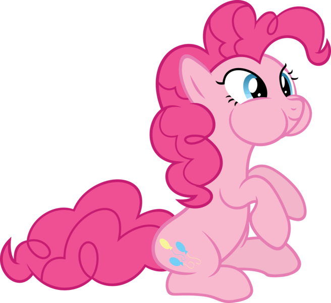 Size: 6000x5484 | Tagged: safe, artist:slb94, derpibooru import, pinkie pie, earth pony, pony, 28 pranks later, absurd resolution, behaving like a squirrel, cute, diapinkes, female, mare, ponk, puffy cheeks, simple background, sitting, smiling, solo, transparent background, vector