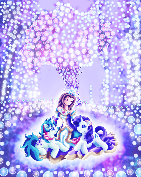 Size: 1000x1250 | Tagged: safe, artist:lrme87, derpibooru import, gusty, rarity, human, g1, square crossover