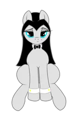 Size: 1080x1920 | Tagged: safe, artist:thepianistmare, derpibooru import, oc, oc:klavinova, unofficial characters only, earth pony, pony, flat colors, simple background, sitting, smirk, solo, transparent background