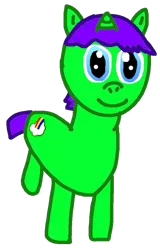 Size: 671x1049 | Tagged: safe, artist:employeeamillion, derpibooru import, oc, oc:clever clop, unofficial characters only, pony, unicorn, simple background, solo, transparent background