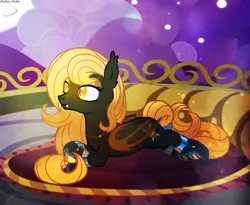 Size: 4012x3292 | Tagged: safe, artist:asika-aida, derpibooru import, oc, oc:regina liliac, unofficial characters only, bat pony, pony, absurd resolution, balcony, bracelet, cloud, commission, crossed hooves, cushion, cute, full moon, jewelry, moon, necklace, night, night sky, pillow, slit eyes, smiling, solo, stars, unshorn fetlocks