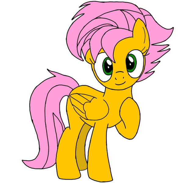 Size: 800x800 | Tagged: safe, artist:toyminator900, artist:vector-brony, derpibooru import, oc, oc:beauty cheat, unofficial characters only, pegasus, pony, female, looking at you, mare, raised hoof, simple background, smiling, solo, trace, transparent background