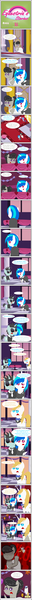 Size: 586x11105 | Tagged: safe, artist:zacatron94, derpibooru import, cheerilee, minuette, neon lights, octavia melody, prince blueblood, rising star, trixie, vinyl scratch, pony, unicorn, alternate hairstyle, balloon, bowtie, clothes, comic, dialogue, dress, drunk, female, gala dress, grand galloping gala, knock out, mare, necktie, party, pointy ponies, punch, sunglasses