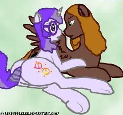 Size: 556x516 | Tagged: safe, artist:mellow91, derpibooru import, oc, oc:glass sight, oc:mellow rhythm, unofficial characters only, pegasus, pony, unicorn, comforting, glasses, looking at each other, love, male, melsight, plot, shipping, straight