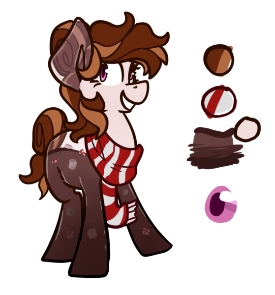 Size: 1024x1100 | Tagged: artist:crownedspade, derpibooru import, food, food pony, oc, oc:hot chocolate, original species, reference sheet, safe, simple background, solo, transparent background, unofficial characters only