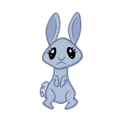 Size: 1200x1200 | Tagged: 2017 community collab, artist:hawthornbunny, artist:sweetai belle, derpibooru community collaboration, derpibooru import, oc, oc:hawthornbunny, rabbit, rabbit oc, safe, simple background, solo, transparent background, unofficial characters only