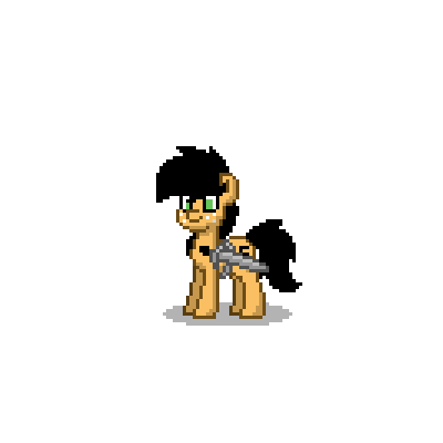 Size: 400x400 | Tagged: safe, derpibooru import, applejack, pony town, charles manson, mansonjack, simple background, solo, transparent background