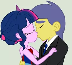 Size: 1154x1050 | Tagged: safe, artist:3d4d, derpibooru import, comet tail, twilight sparkle, equestria girls, base used, cometlight, equestria girls-ified, hug, kissing, male, shipping, simple background, straight