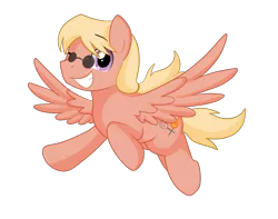 Size: 2128x1679 | Tagged: safe, artist:pridark, derpibooru import, oc, oc:gusty glow, unofficial characters only, pegasus, pony, cute, flying, glasses, happy, male, simple background, smiling, solo, stallion, transparent background