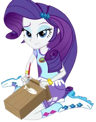 Size: 933x1192 | Tagged: safe, derpibooru import, rarity, fish, equestria girls, legend of everfree, boots, bracelet, clothes, jewelry, lidded eyes, not a vector, shorts, simple background, sitting, socks, solo, transparent background