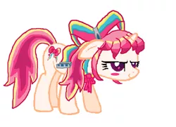 Size: 779x565 | Tagged: safe, derpibooru import, ponified, pony, unicorn, crossover, giffany, gravity falls, solo