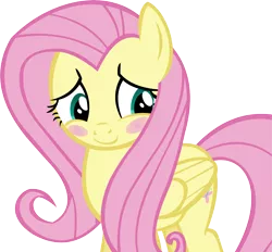 Size: 11609x10768 | Tagged: absurd resolution, artist:cyanlightning, blushing, cute, derpibooru import, fluttershy, safe, scare master, shyabetes, simple background, solo, .svg available, transparent background, vector