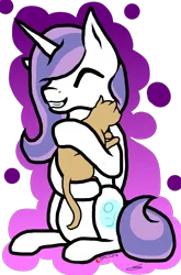 Size: 1024x1550 | Tagged: safe, artist:anxiouslilnerd, derpibooru import, oc, oc:purple myst, unofficial characters only, alicorn, cat, pony, digital, request, simple background, transparent background